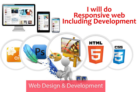I will website designing and development