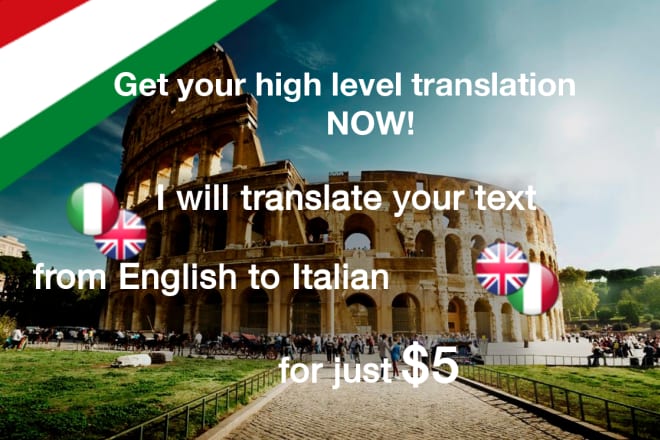 I will translate 500 words from english to italian