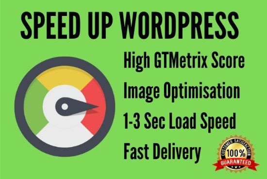 I will optimize wordpress website speed for google page speed insights, gtmetrix