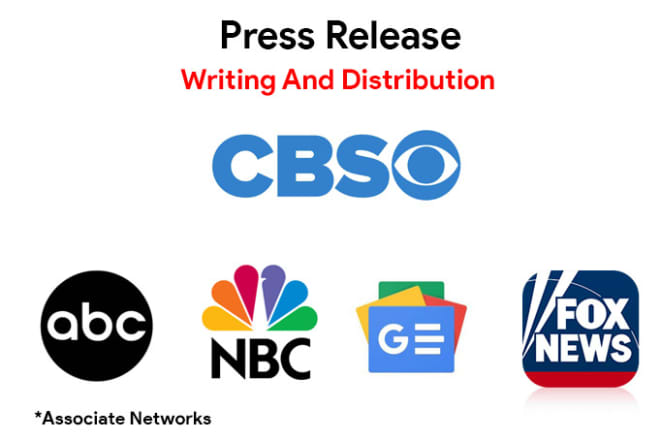 I will write and distribute a press release