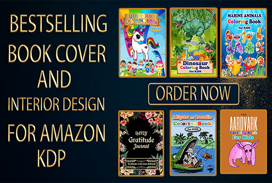 I will design a bestselling book cover and interior for amazon KDP