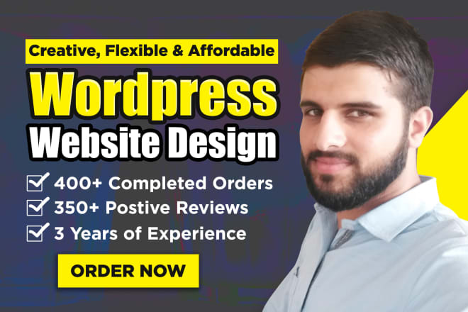 I will create and design easy to manage wordpress website