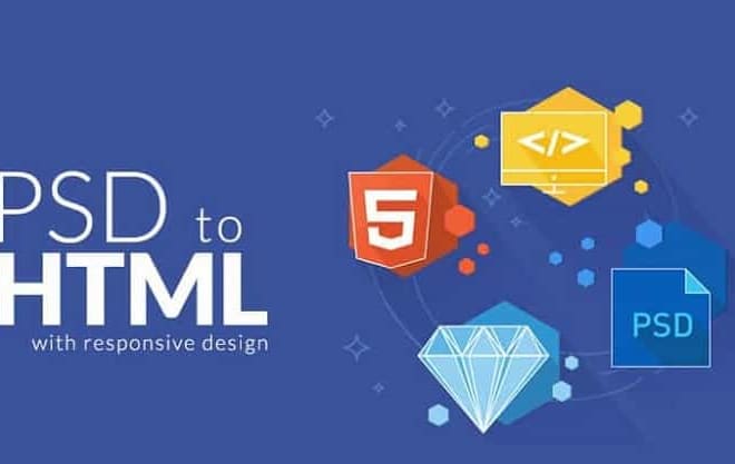 I will convert PSD to html, vue js and angular