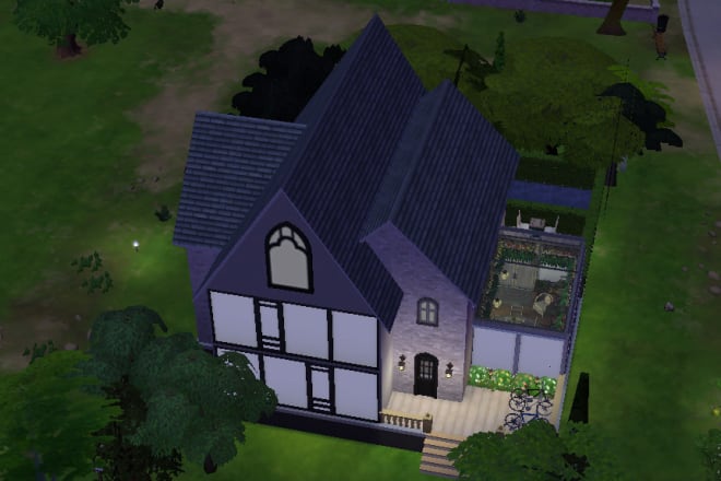 I will custom create a house for you in sims 4