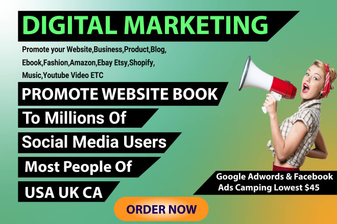 I will target promote your website book product crypto, blog cbd to get web traffic
