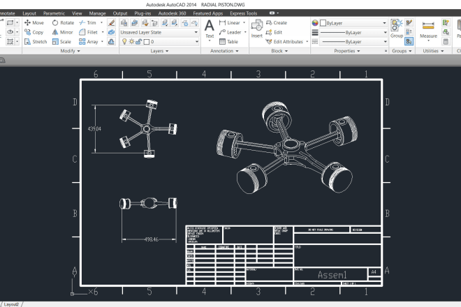 I will create 2d design, drafting in autocad