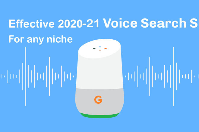 I will do 2021 voice search SEO for your website content or blog