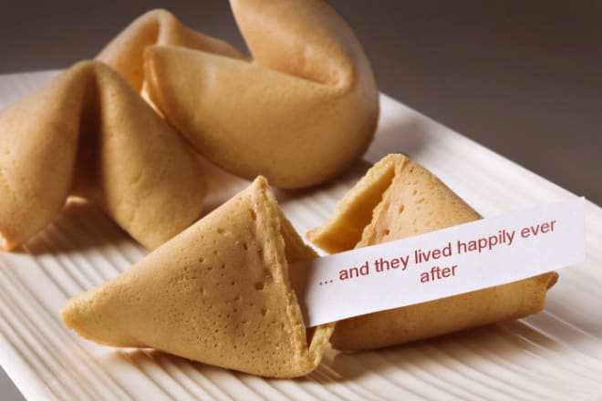 I will write your message in Fortune Cookie