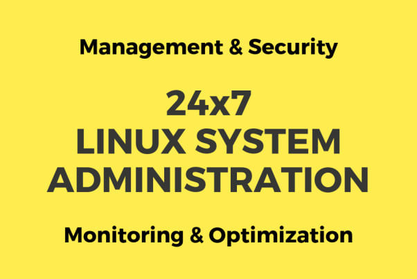I will do 24x7 management of linux server
