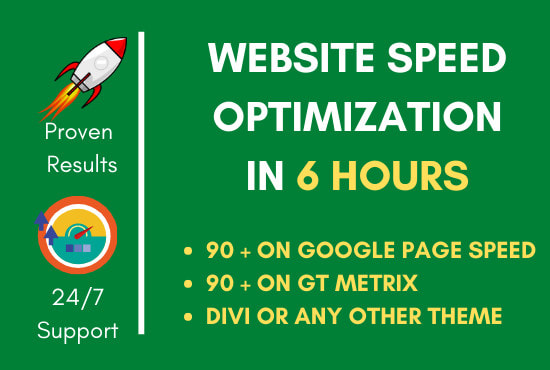 I will increase divi website site speed wordpress speed optimization