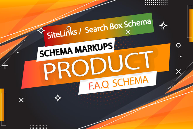 I will do product schema markups localbusiness faq sitelinks search