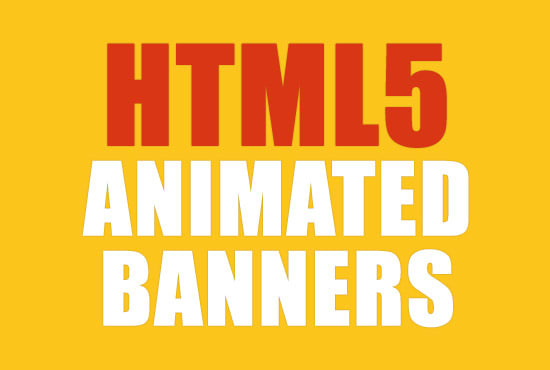 I will animated HTML5 banners ads