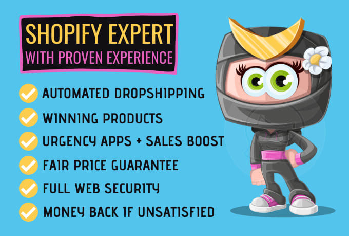 I will build shopify dropshipping store shopify website and single product store