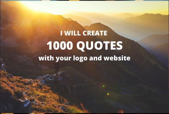 I will create 250 motivational and inspirational islamic and love quotes for your logo
