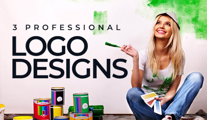 I will create 3 professional logo designs