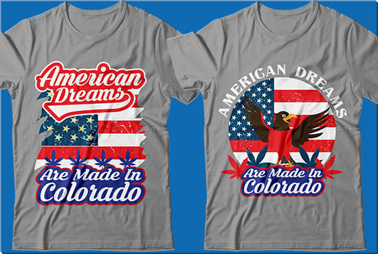 I will create an awesome vintage and non vintage flag t shirt