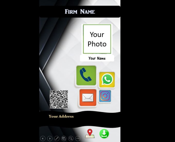 I will create digital cards with social links, qr scanner etc