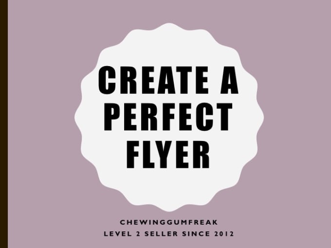I will create the perfect flyer in 48 hours