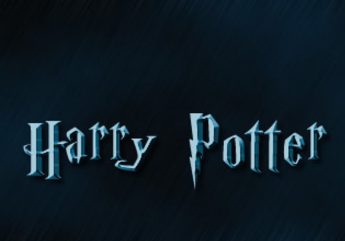 I will design a HARRY potter styled text