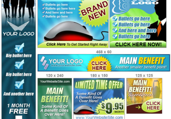 I will design banner or header with any size that attract more visitor to your site