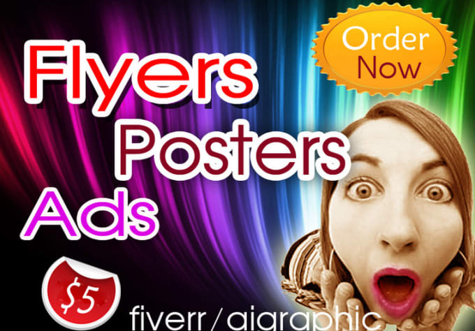 I will design flyer,poster or web ads