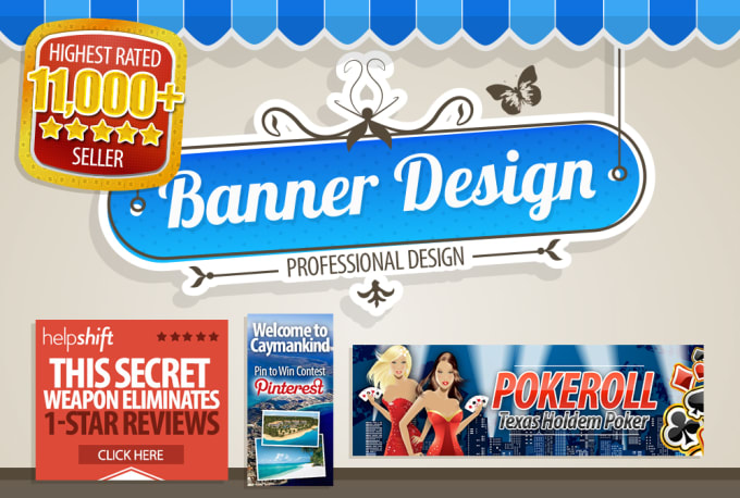 I will design professional ad banner or header