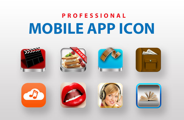 I will design professional android and ios mobile app icon