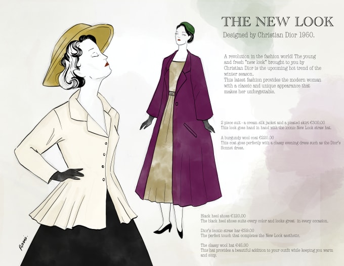 I will design you an outstanding fashion illustration