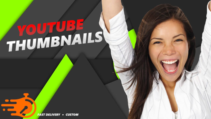 I will design you basic, attractive and clickbait thumbnails