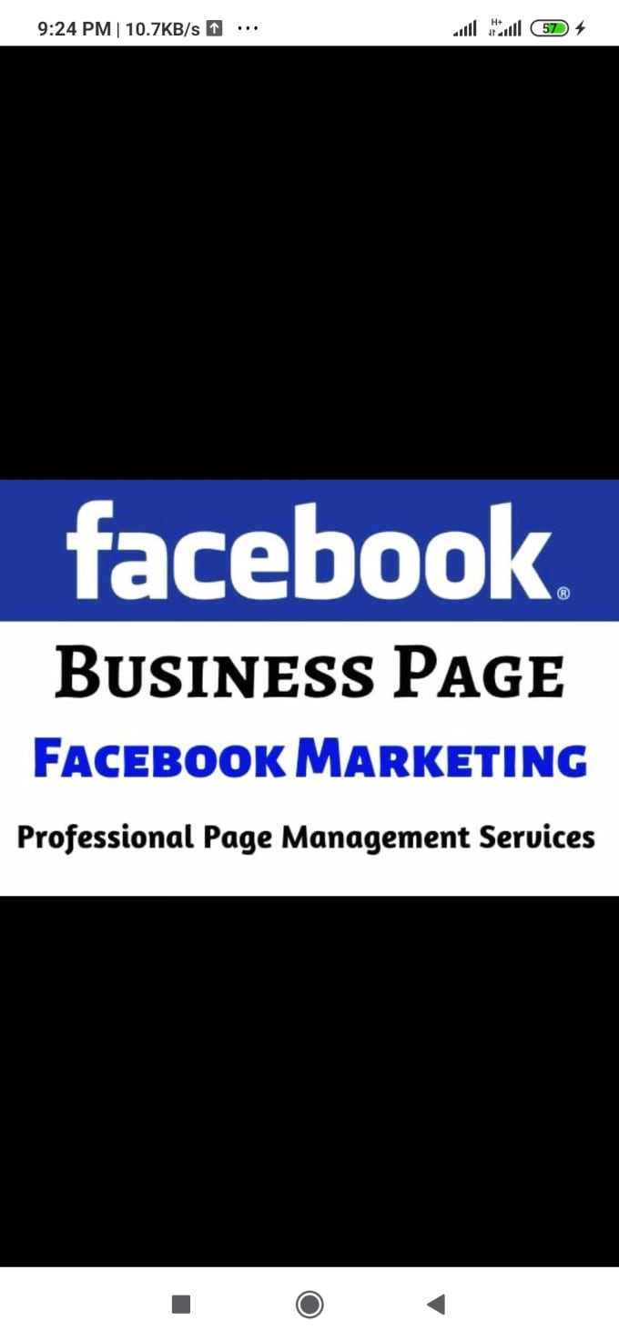 I will develop a business facebook page
