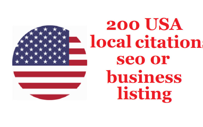I will do 200 USA local citations seo or business listing