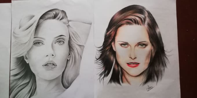 I will do creative color pencil drawing and pencil drawing