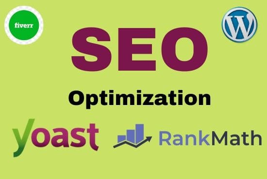 I will do on page SEO optimization with yoast or rank math