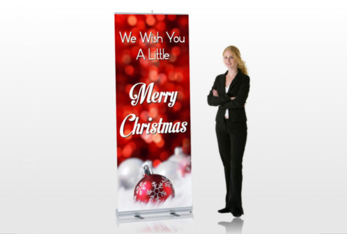 I will do professional roll up banner design