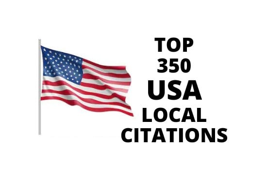 I will do top 350 USA local citations and directory submission