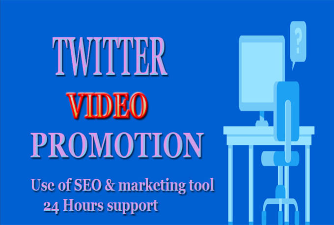 I will do twitter marketing and organic video promotion