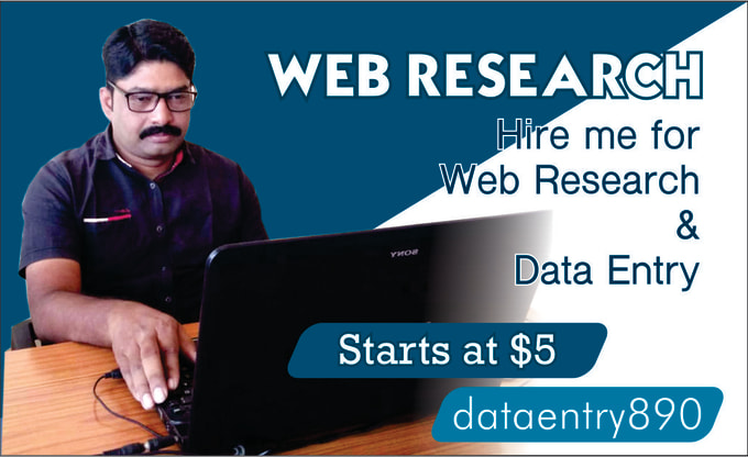 I will do web research, data mining, mailing list