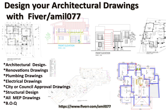 I will draw all your architectural ,structural drawings in autocad