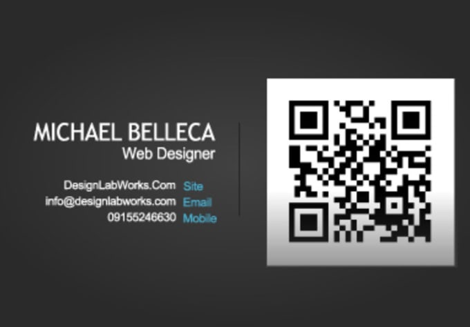I will generate a QR code for any phrases and url you like and embed it in a professional calling card ready for printing