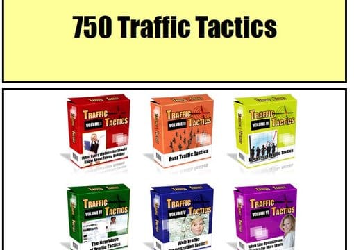 I will give you 750 Secret Trafic Tactics