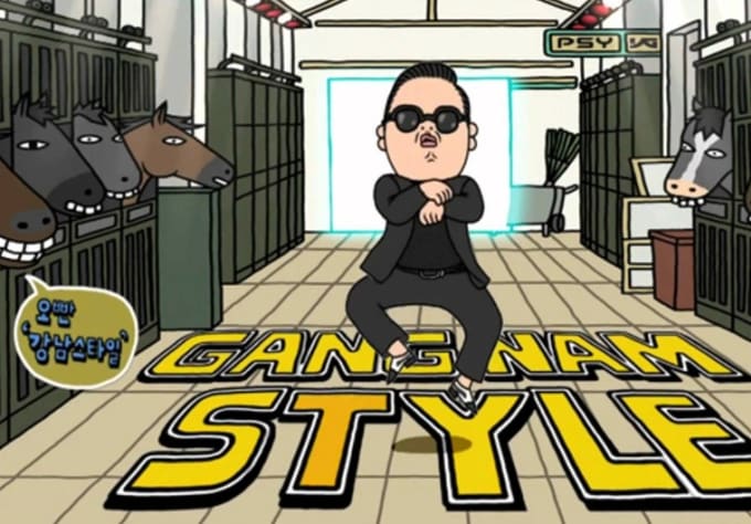 I will give you music video of the song Gangnam Style