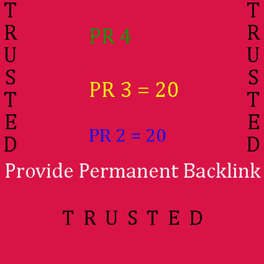 I will give you permanent backlink on my blogs pr4, pr 3 = 20, pr 2= 20