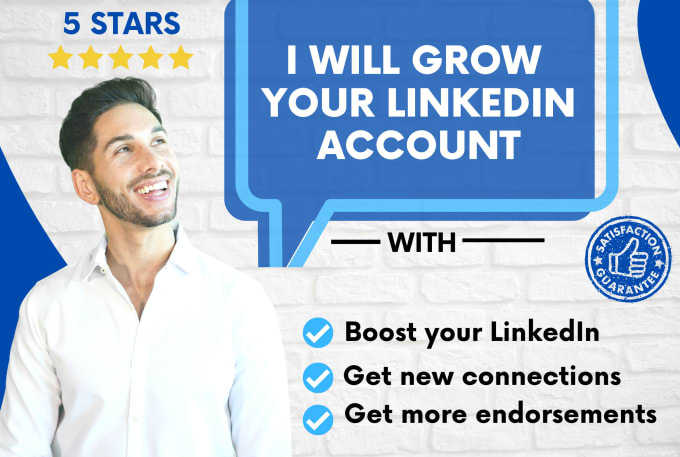 I will grow your linkedin account