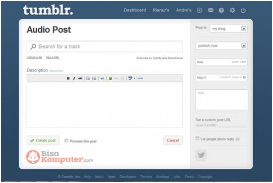 I will make a free website web 2 pages in blogspot wordpress tumblr