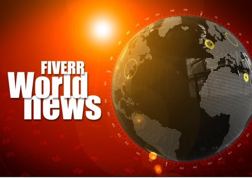 I will make this cool World News Intro for you