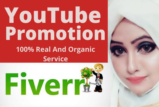 I will promote youtube channel with social media