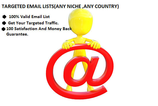 I will provide 20k niche wise targeted email lists