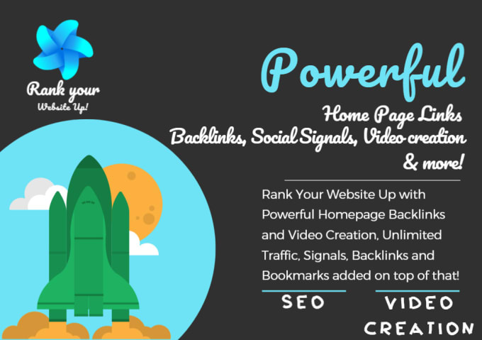 I will rank your website up with powerful homepage links