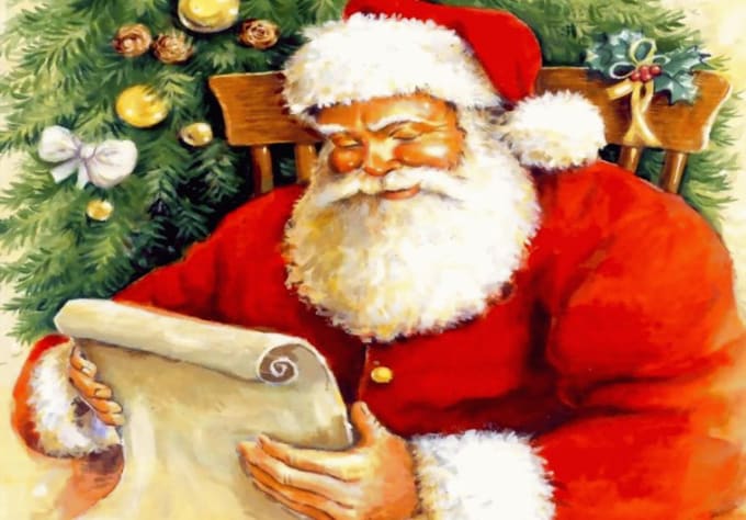 I will record a christmas message as santa claus