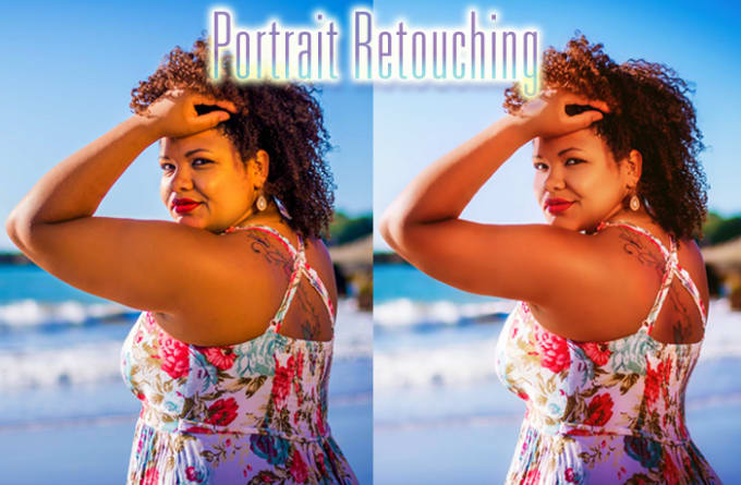 I will reshape and beautify your self portrait in photoshop